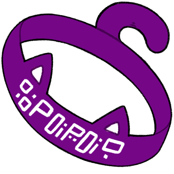Purple Kitty Pride Bracelet